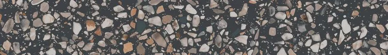 Плинтус Бричиола чёрный матовый обрезной 60x9,5