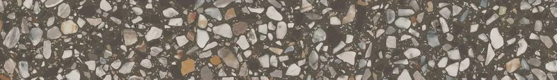 Плинтус Бричиола коричневый матовый обрезной 60x9,5