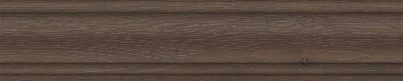 Плинтус Тровазо коричневый тёмный матовый 39,8x8