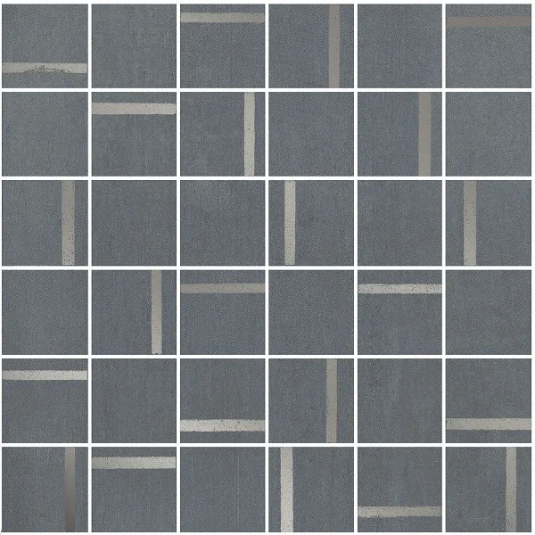 Гварди 2 мозаичный синий матовый обрезной 30x30