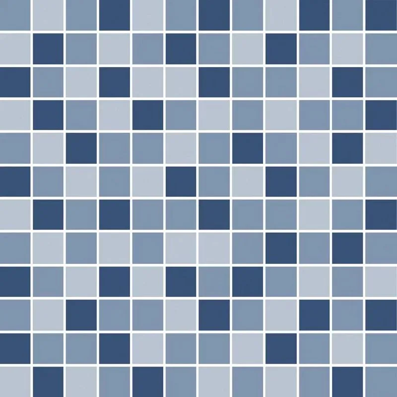 Темари мозаичный микс синий матовый 29,8x29,8 декор