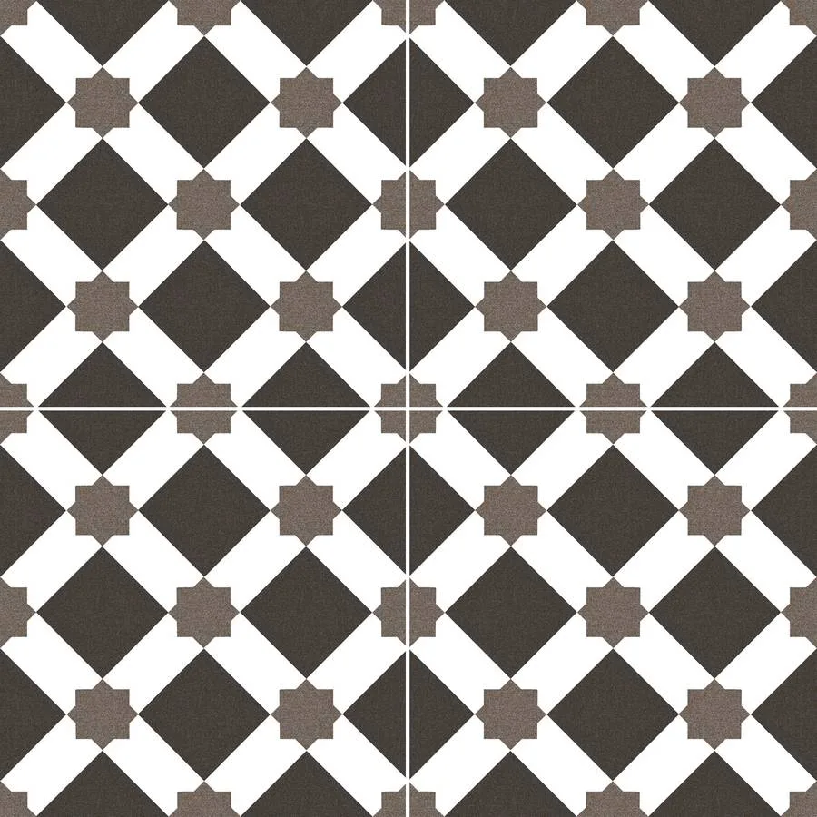 Керамическая плитка Chic Howard Black 45X45