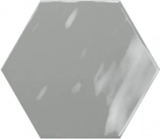 Керамическая Керамическая плитка Geometry Hex Grey Glossy 15X17,3