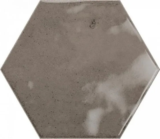 Керамическая Керамическая плитка Hope Hex Espresso Glossy 15X17,3