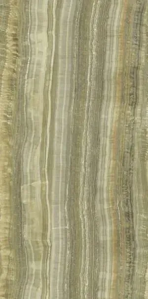 Керамогранит Ultra Onici GREEN ONYX VEIN Cut Luc. Shiny (300х150) 6mm