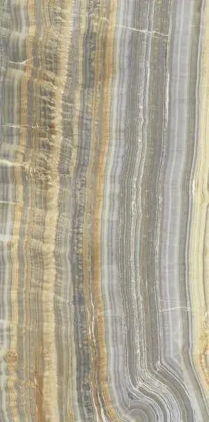 Керамогранит Ultra Onici GREY ONYX VEIN Cut Lev. Silk (150х75) 6mm