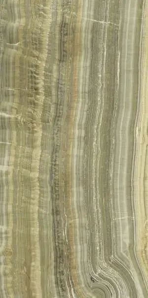 Керамогранит Ultra Onici GREEN ONYX VEIN Cut Lev Silk (300х150) 6mm