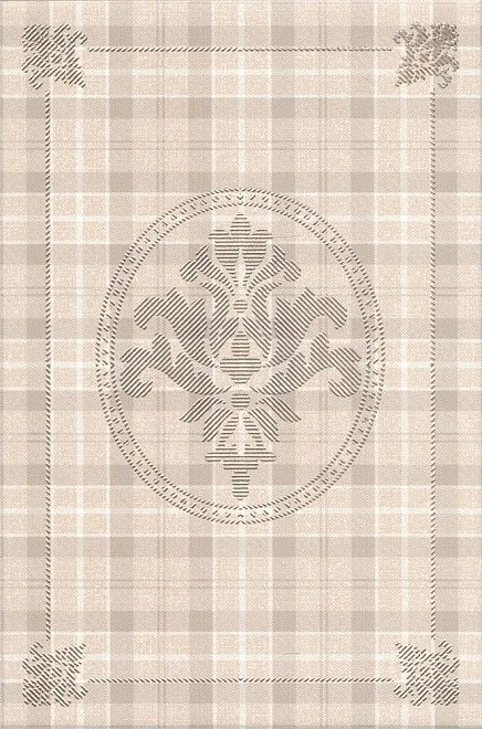 Керамическая плитка Традиция Клетка 20x30