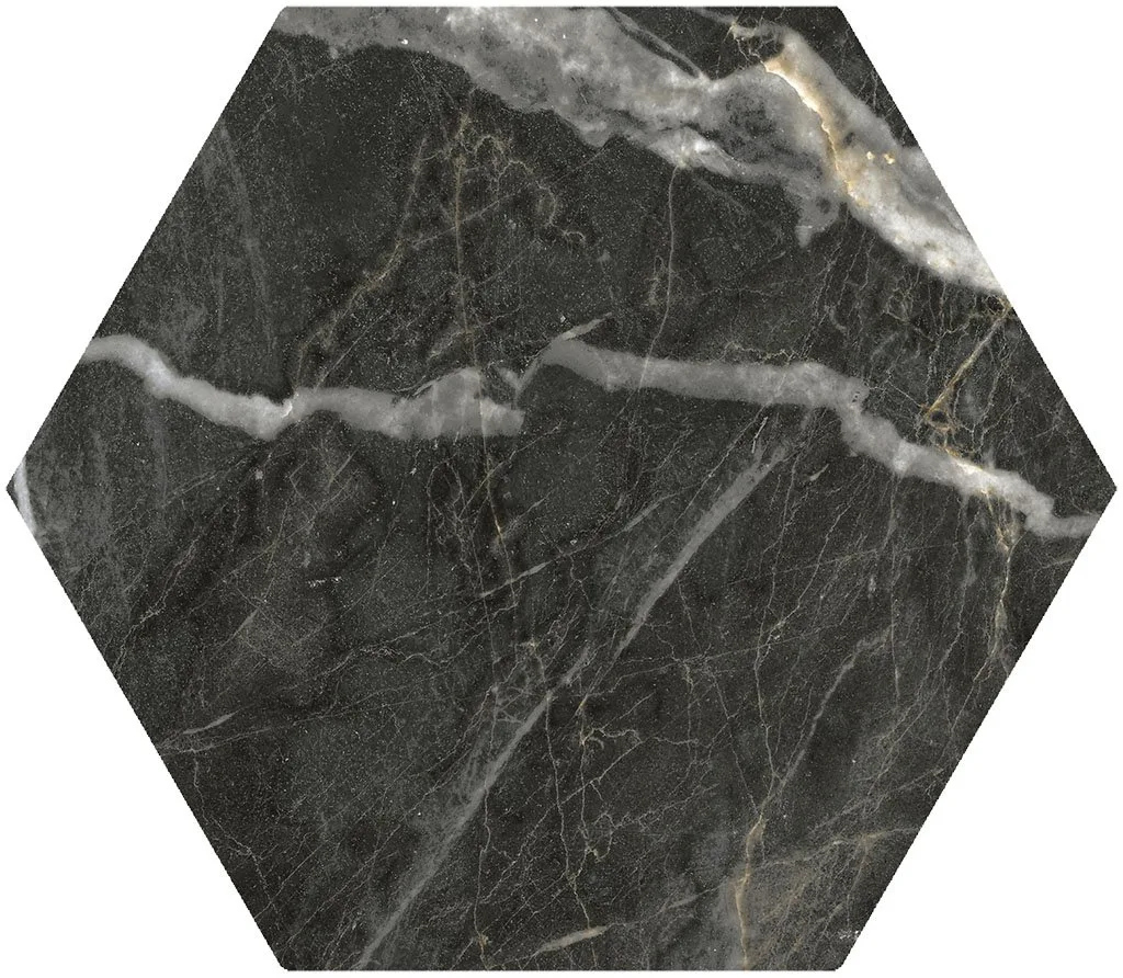 Керамогранит Marquina Gold Hex 20x24