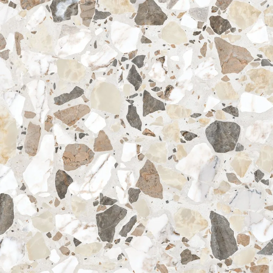 Керамогранит Marble-X Декор Терраццо Лаппато R9 60х60