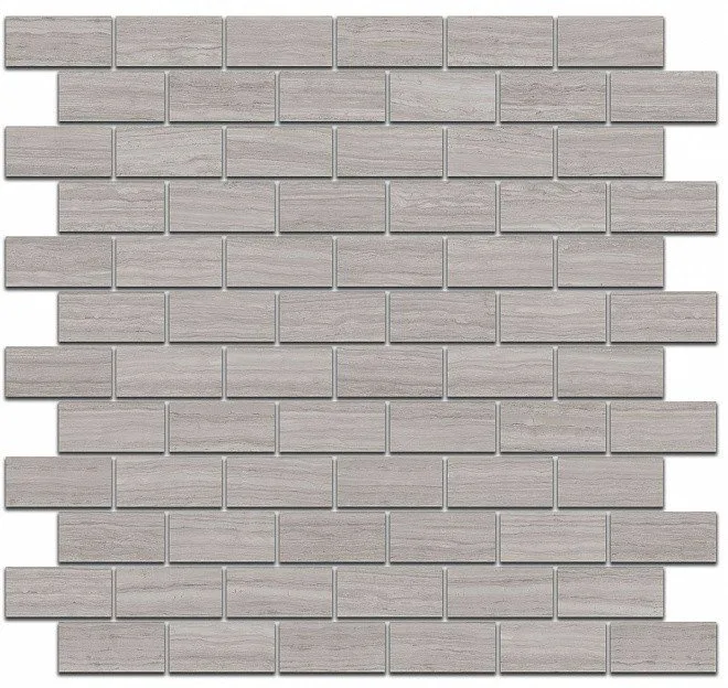 Керамогранит Грасси серый мозаичный 32x30