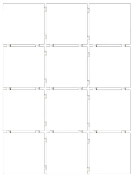 Керамогранит Конфетти белый блестящий 9.8x9.8 1146HS