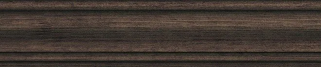 Керамогранит Плинтус Гранд Вуд коричневый тёмный 39.8x8