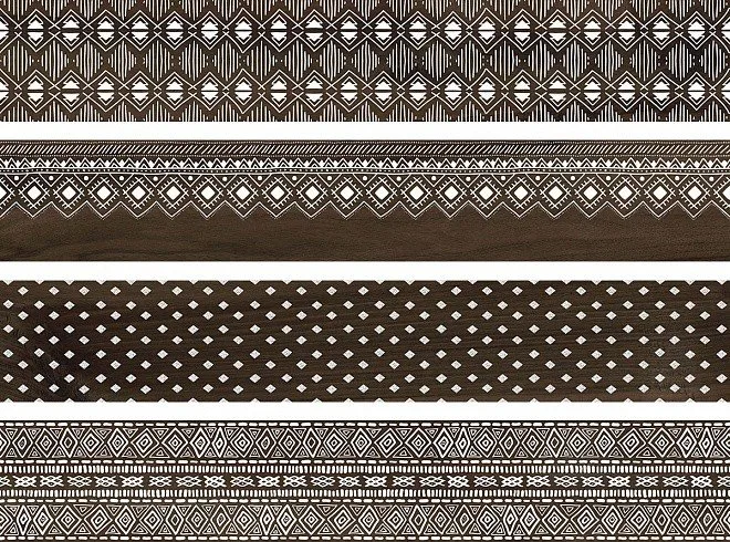 Керамогранит Про Вуд коричневый декорированный обрезной 30x179 DL550400R — Kerama Marazzi