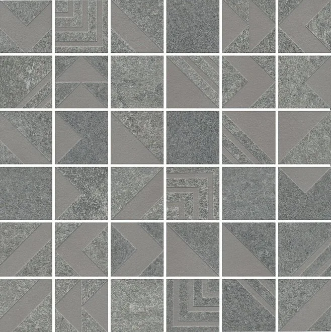 Керамогранит Про Нордик серый мозаичный 30x30 (гранит)