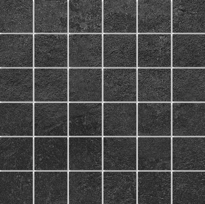 Керамогранит Про Стоун черный мозаичный 30x30