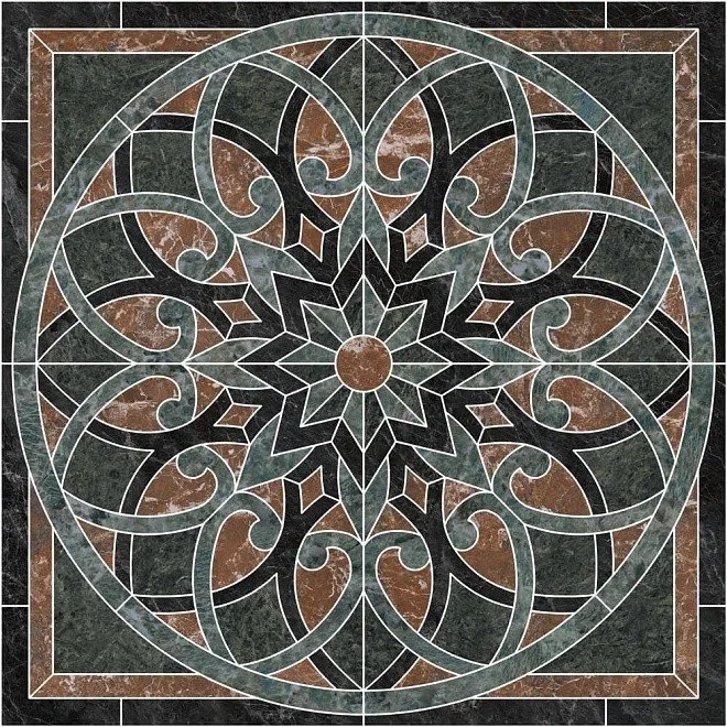 Керамогранит Риальто наборный лаппатированный 120x120 ID110