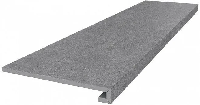 Керамогранит Ступень клееная Фондамента серый 33x119.5 — Kerama Marazzi
