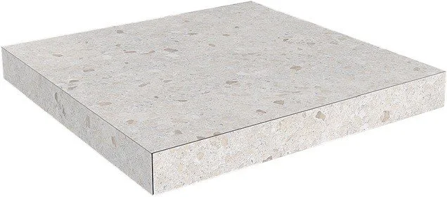 Керамогранит Ступень угловая клееная Терраццо беж светлый 33x33 — Kerama Marazzi