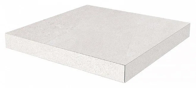 Керамогранит Ступень угловая клееная Про Матрикс белый 33x33 — Kerama Marazzi