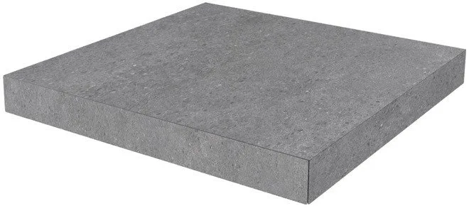 Керамогранит Ступень угловая клееная Фондамента серый 33x33 — Kerama Marazzi