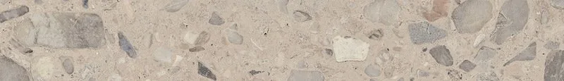 Плинтус Тараскон Стоун бежевый светлый матовый обрезной 60x9,5