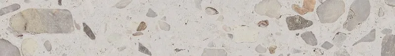 Плинтус Тараскон Стоун серый светлый матовый обрезной 60x9,5