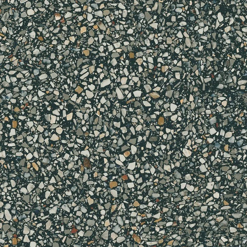 Бричиола чёрный лаппатированный обрезной 60x60