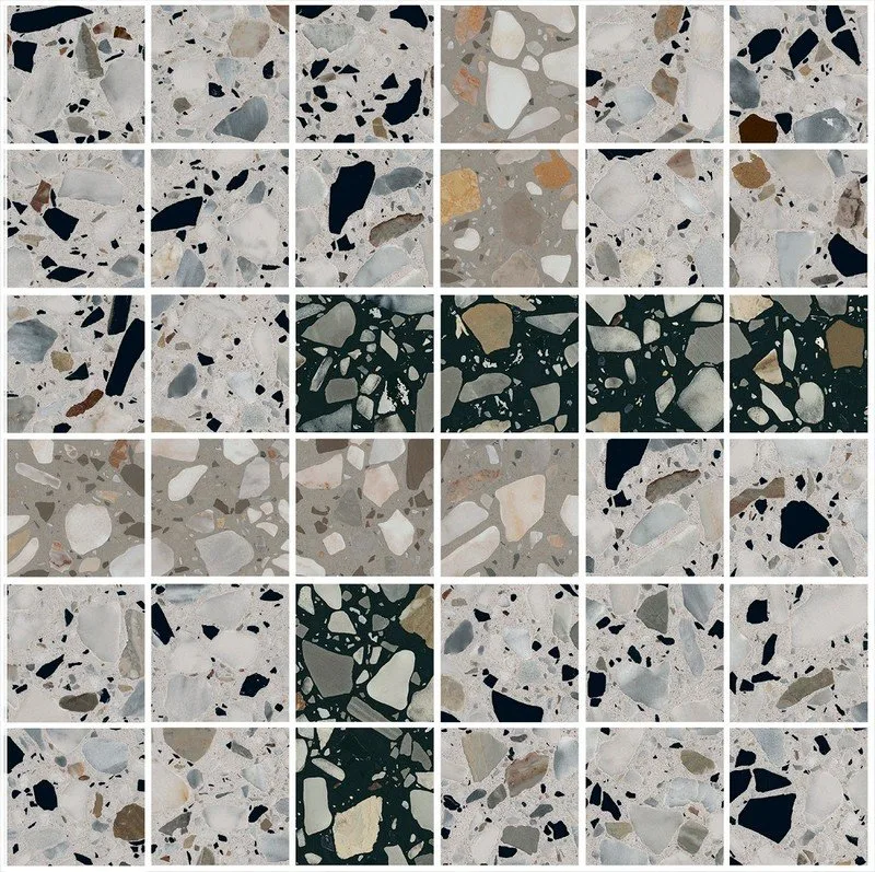 Бричиола 1 мозаичный лаппатированный 30x30 керам.декор (гранит)