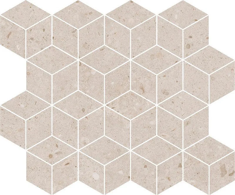 Риккарди мозаичный бежевый матовый 45x37,5