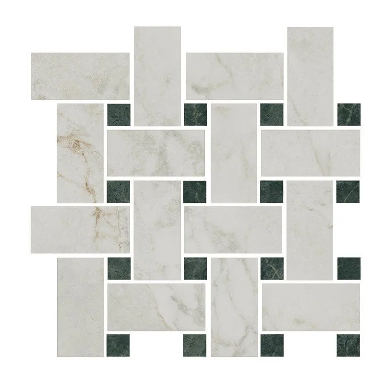Серенада мозаичный белый лаппатированный 32x32 — Kerama Marazzi