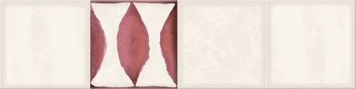Керамическая плитка Faenza Wine Flor Frise 1 15.6x63