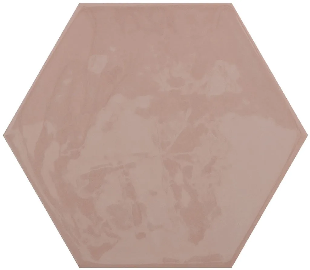 Керамическая плитка Kane Hexagon Pink 16x18