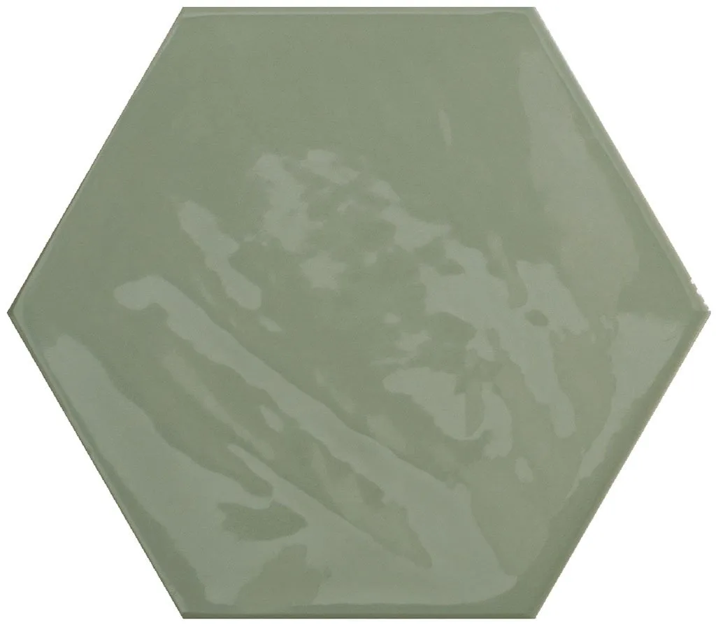 Керамическая плитка Kane Hexagon Sage 16x18