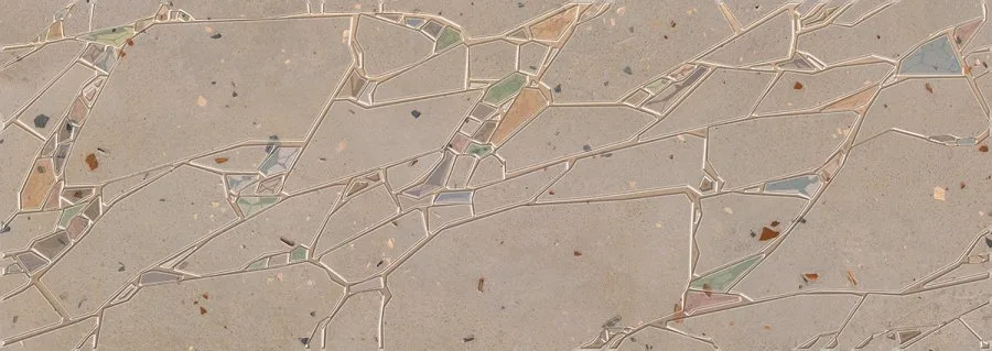 Керамическая плитка Terrazzo Decor Mocca Crystal 25.1x70.9