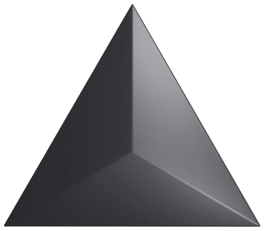 Керамическая плитка Traingle Level Black Matt 15x17