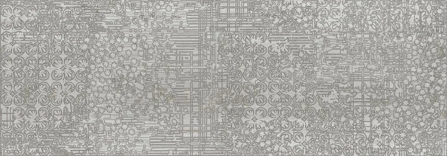 Керамическая плитка Trevi Decor Grey Ornato 25.1x70.9 — Eletto Ceramica