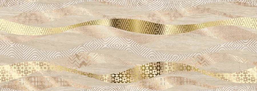 Керамическая плитка Trevi Decor Beige Onda 25.1x70.9 — Eletto Ceramica