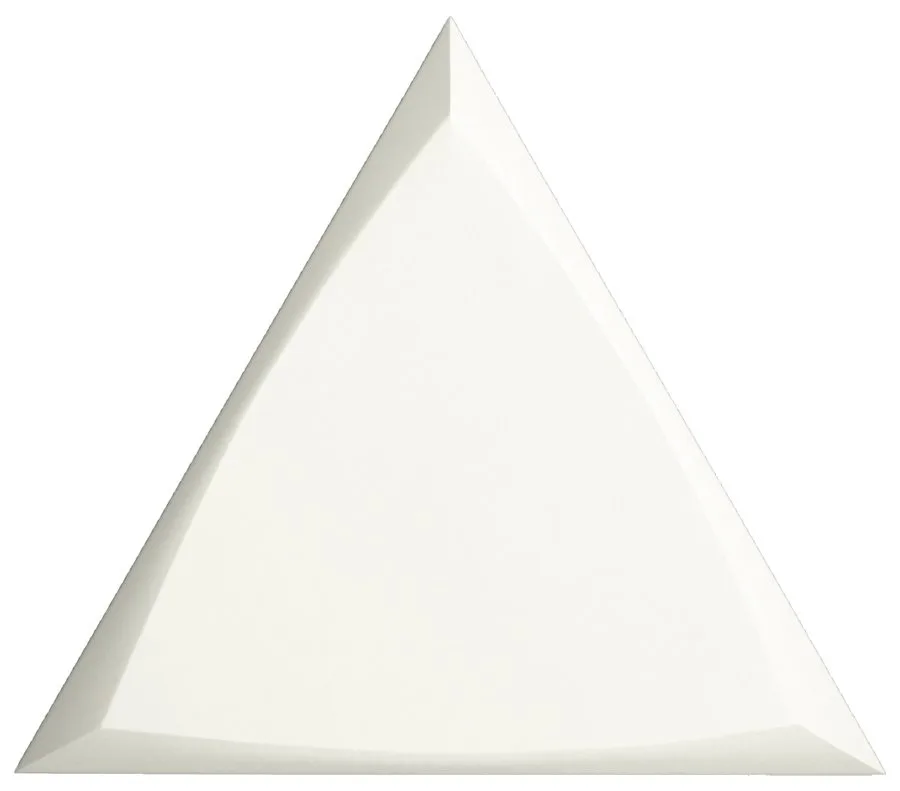 Керамическая плитка Triangle Channel White Matt 15x17