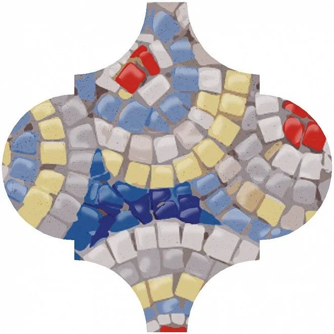 Керамическая плитка Арабески Майолика Гауди 6.5x6.5