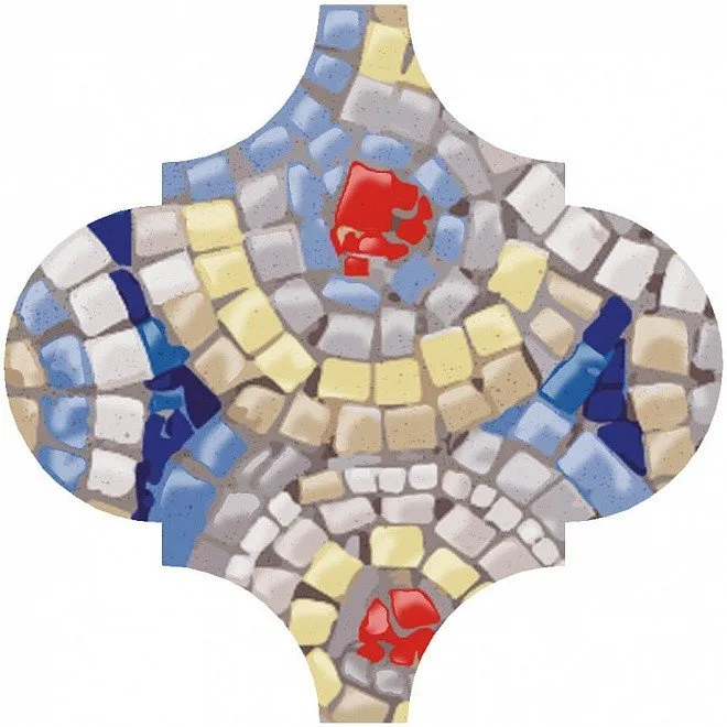 Керамическая плитка Арабески Майолика Гауди 6.5x6.5
