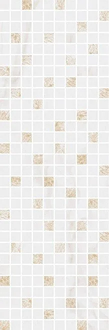 Керамическая плитка Астория белый мозаичный 25x75 MM12112