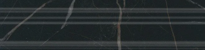 Керамическая плитка Багет Алькала черный 20x5 BLB039