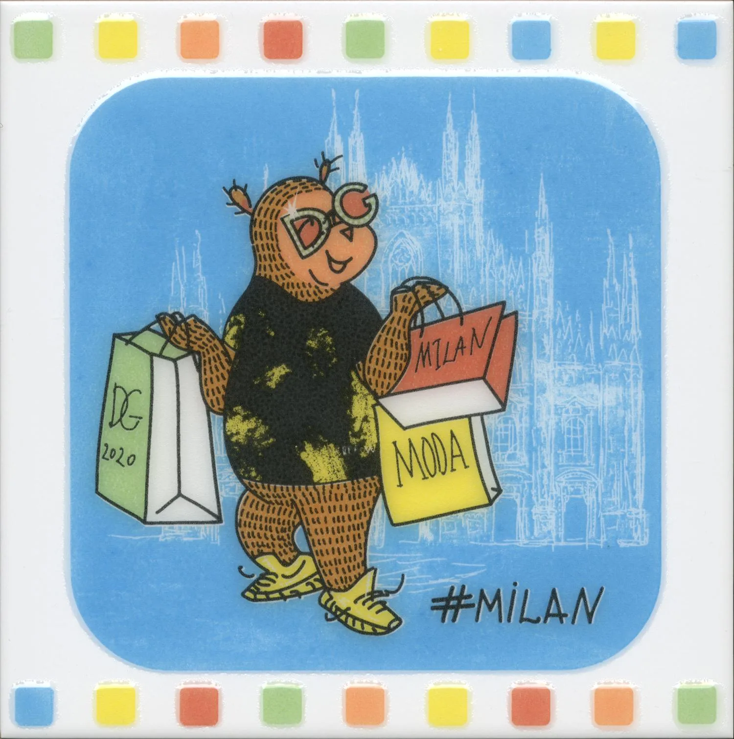 Керамическая плитка Большое путешествие Mila20x20