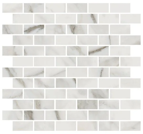 Керамическая плитка Буонарроти белый мозаичный 32x30 MM13105