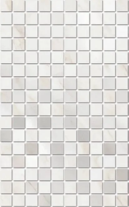 Керамическая плитка Гран Пале белый мозаичный 25x40 MM6359