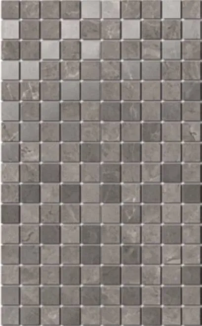 Керамическая плитка Гран Пале серый мозаичный 25x40 MM6361