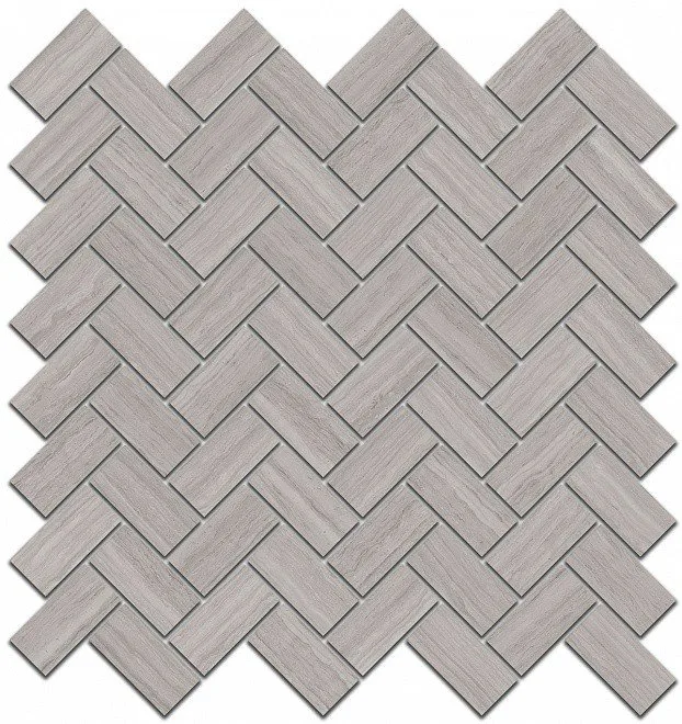 Керамическая плитка Грасси серый мозаичный 31.5x30