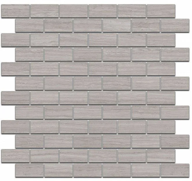 Керамическая плитка Грасси серый мозаичный 32x30 MM13039