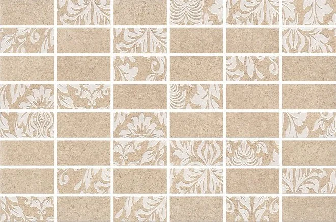 Керамическая плитка Золотой пляж темный беж мозаичный 20x30 MM8263